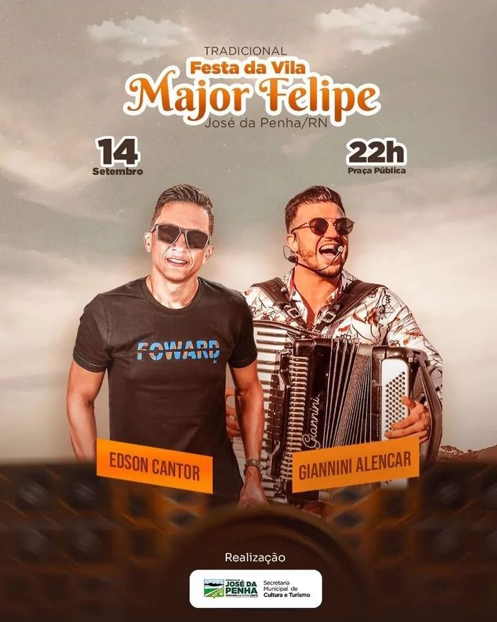 Edson Cantor e Giannini Alencar - Festa da Vila Major Felipe