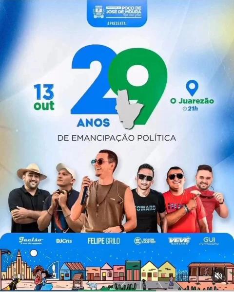 Felipe Grilo, Dj Cris, Taelso, Edson Cantor, Veve Gonzaga e Gui Forrozeiro