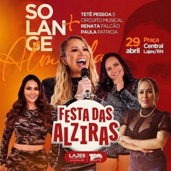 Solange Almeida, Tetê Pessoal e Circuito Musical, Renata Falcão e Paula Patricia - Festa das Alziras