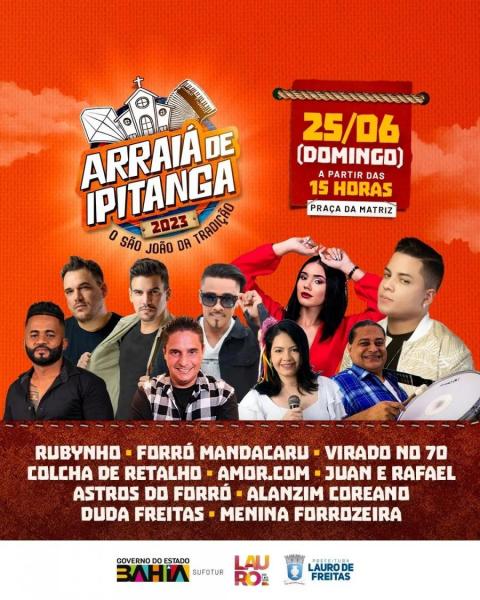 Virado no 70 e Amor.com, Duda Freitas, Rubynho, Alanzim Coreano e Juan e Rafael - Arraiá de Ipitanga 2023