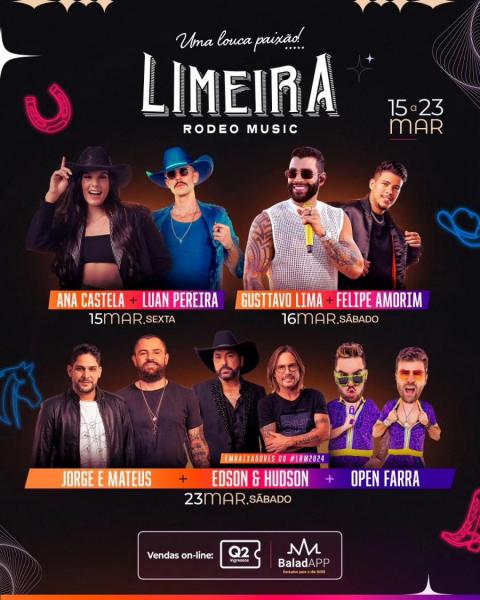 Jorge & Mateus, Edson & Hudson e Open Farra - Limeira Rodeo Music