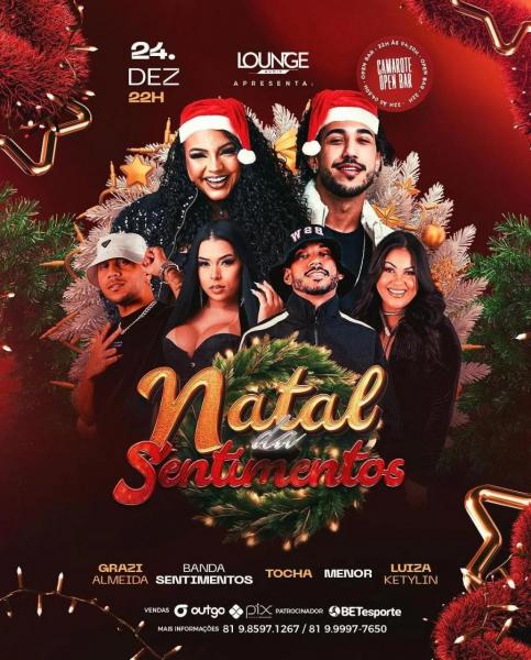 Banda Sentimentos, Grazi Almeida, Tocha, Menor e Luiza Ketylin - Natal da Sentimentos