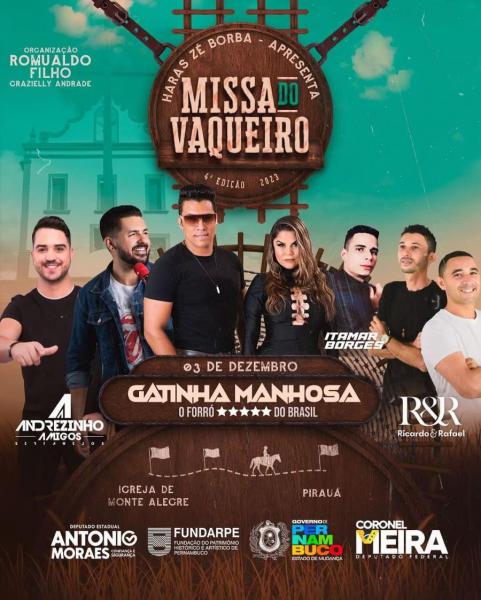 Gatinha Manhosa, Itamar Borges, Andrezinho & Amigos Sertanejos e Ricardo & Rafael - Missa do Vaqueiro