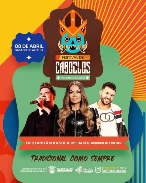 Eric Land, Solange Almeida e Giannini Alencar - Festival de Caboclos