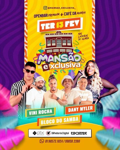 Vini Rocha, Dany Myler e Bloco do Samba