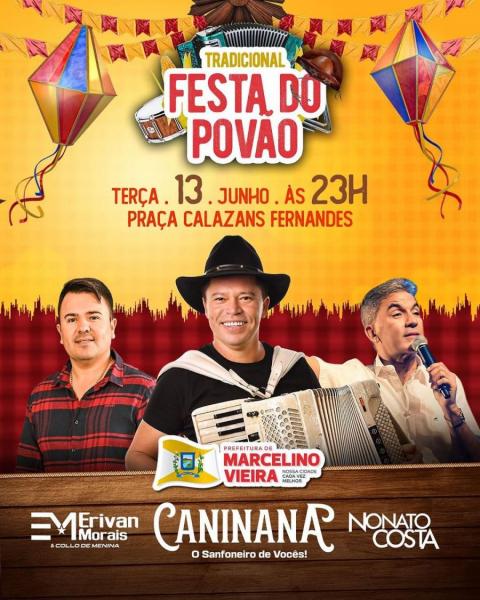 Erivan Morais, Caninana e Nonato Costa - Festa do Povão