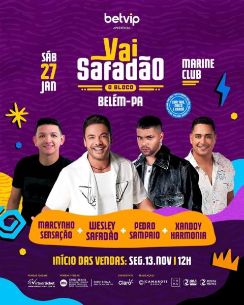 Wesley Safadão, Marcynho Sensação, Pedro Sampaio e Xanddy Harmonia - Vai Safadão