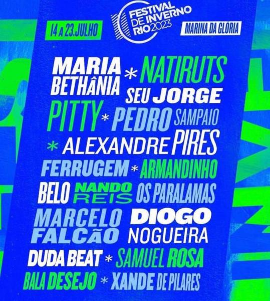 Natiruts, Bala Desejo e Seu Jorge - Festival de Inverno Rio