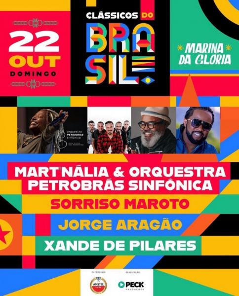Mart´Nália & Orquestra Petrobrás Sinfônica, Sorriso Maroto, Jorge Aragão e Xande de Pilares - Clássicos do Brasil
