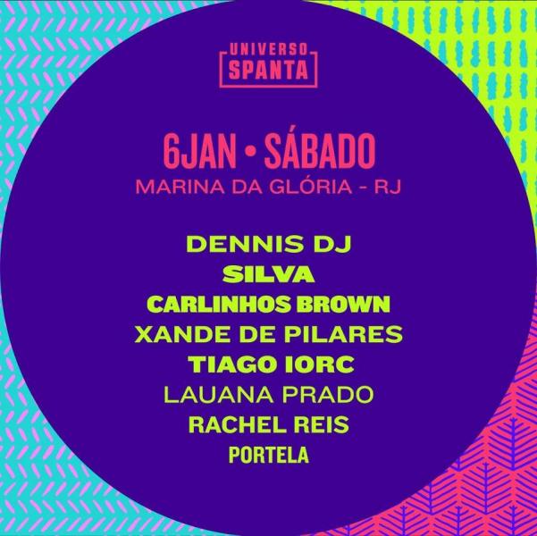 Dennis Dj, Silva, Carlinhos Brown, Xande de Pilares, Tiago Iorc, Lauana Prado, Rachel Reis e Portela - Universo Spanta