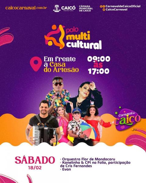 Orquestra Flor de Mandacaru, Kanelinha & CPI da Folia e Evan - Polo Multicultural