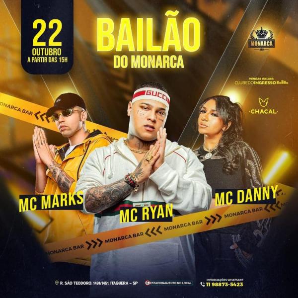 Mc Ryan, Mc Mark´s e Mc Danny - Bailão do Monarca