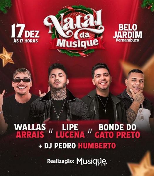 Wallas Arrais, Lipe Lucena e Bonde do Gato Preto - Natal da Musique