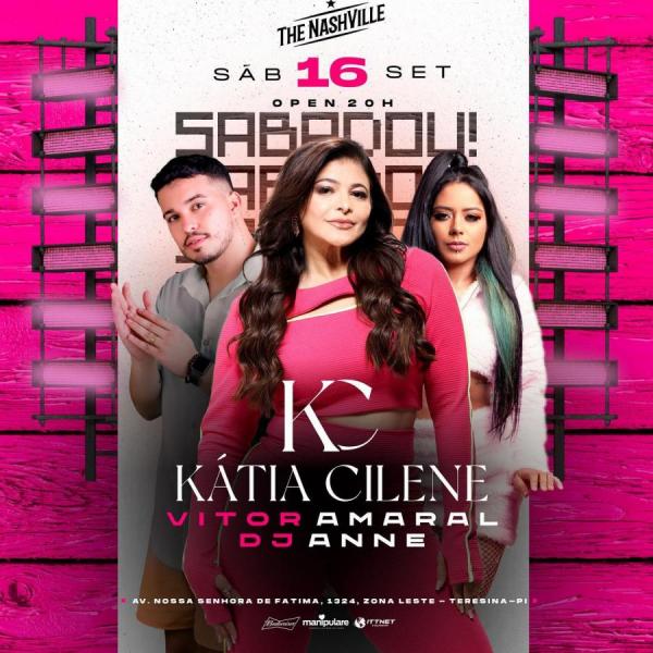 Kátia Cilene, VBitor Amaral e Dj Anne
