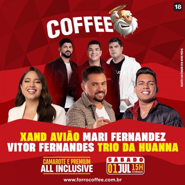 Xand Avião, Mari Fernandez, Vitor Fernandes e Trio da Huanna - Forró Coffee