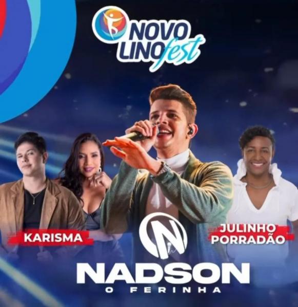 Nadson O Ferinha, Banda Karisma e Julinho Porradão - Novo Lino Fest
