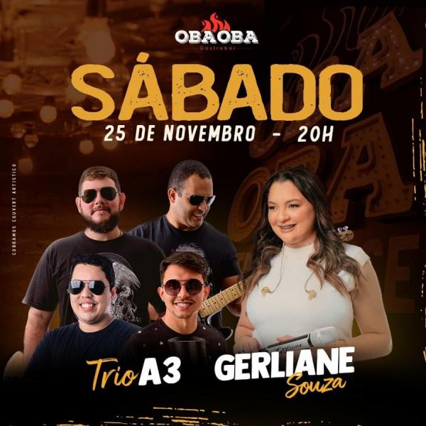 Trio A3 e Gerliane Souza