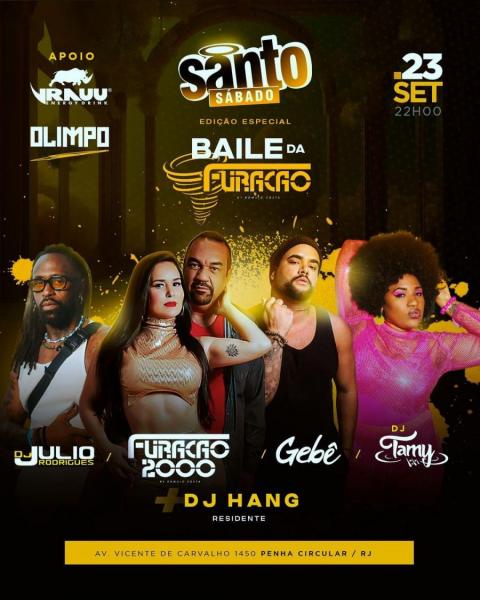 Furacão 2000, Gebê, Dj Julio Rodrigues e Dj Tamy