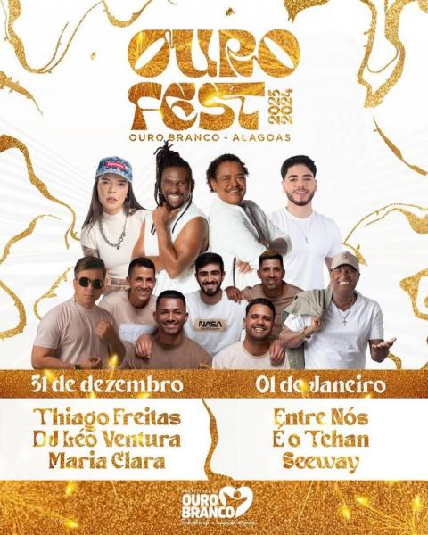 Thiago Freitas, Dj Léo Ventura e Maria Clara - Ouro Fest