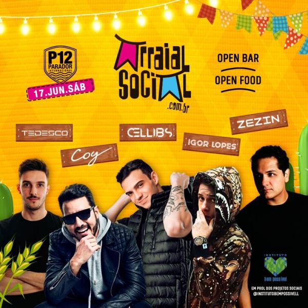 Tedesco, Coy, Cellibs, Igor Lopes e Zezin - Arraial Social