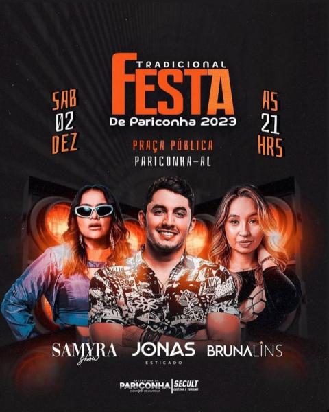 Jonas Esticado, Samyra Show e Bruna Lins