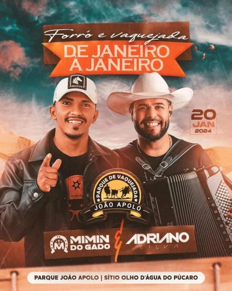 Mimin do Gado e Adriano Silva - Forró & Vaquejada de Janeiro à Janeiro
