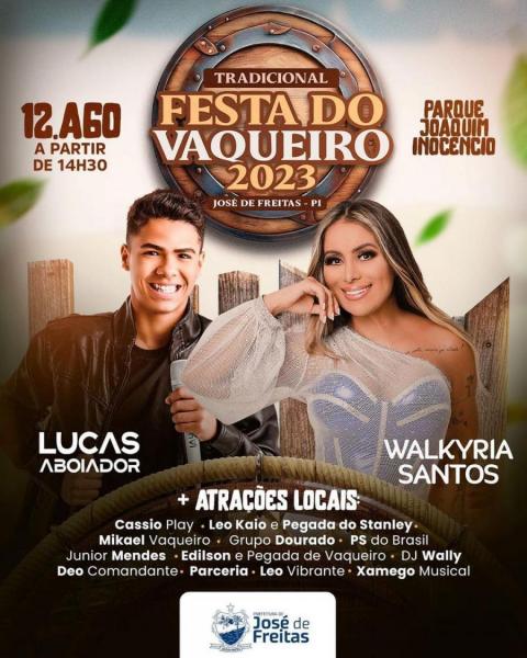 Lucas Aboiador e Walkyria Santos - Festa do Vaqueiro 2023