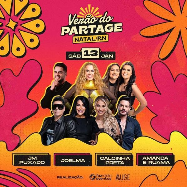 JM Puxado, Joelma, Calcinha Preta e Amanda & Ruama - Verão do Partage