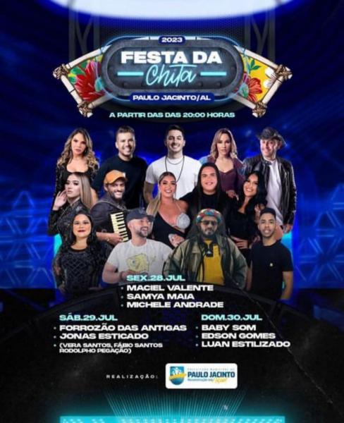 Maciel Valente, Samya Maia e Michele Andrade - Festa da Chita