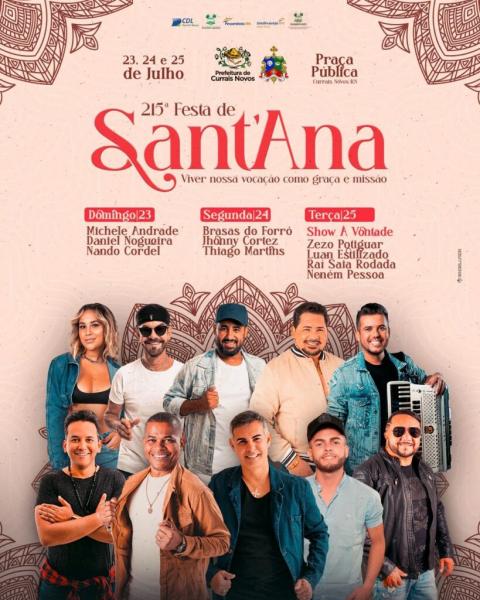 Brasas do Forró, Jhonny Cortez e Thiago Martins - 215ª Festa de Sant´Ana