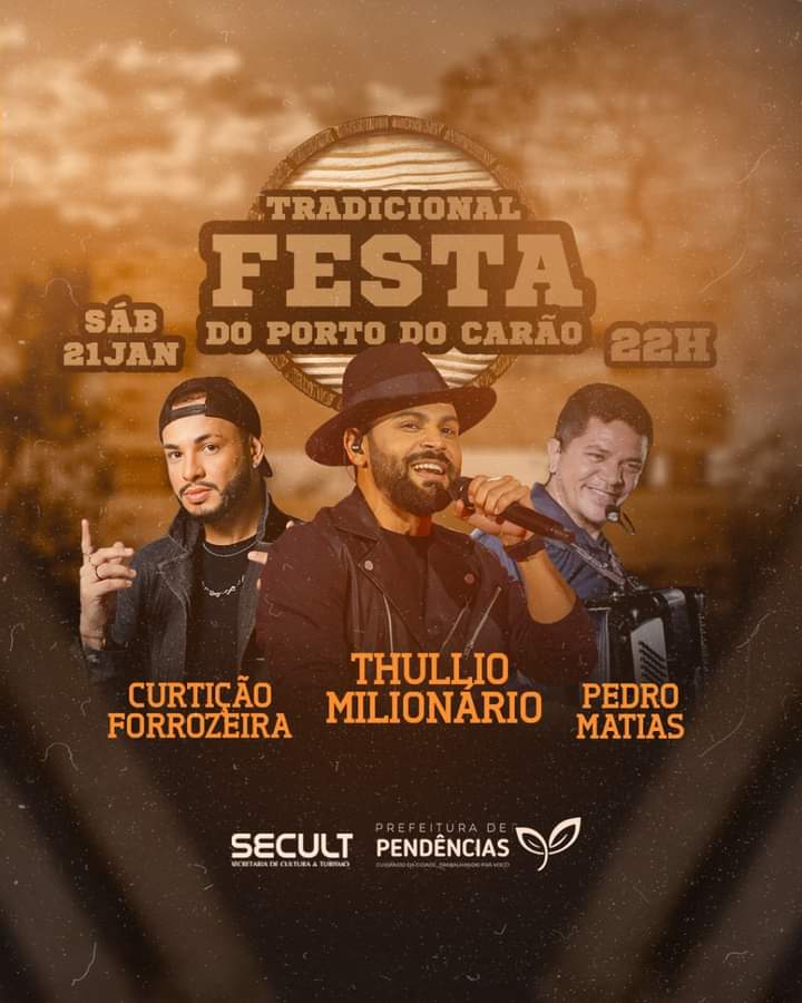 Curtição Forrozeira, Thullio Milionário e Pedro Matias - Festa do Porto do Carão 2023