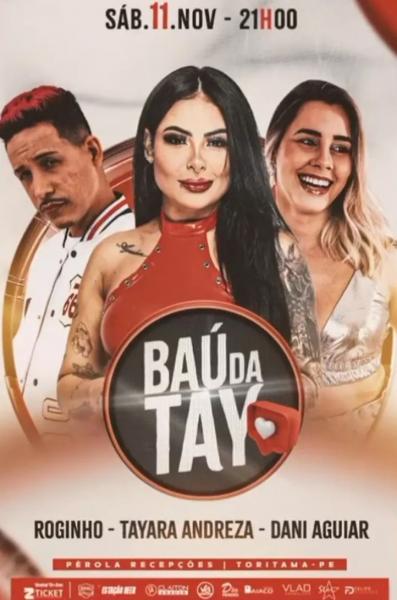 Tayara Andreza, Roginho e Dani Aguiar - Baú da Tay
