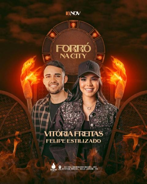 Vitória Freitas e Felipe Estilizado