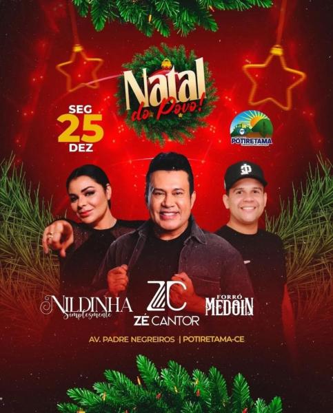 Zé Cantor, Nildinha e Forró Medoin - Natal do Povo