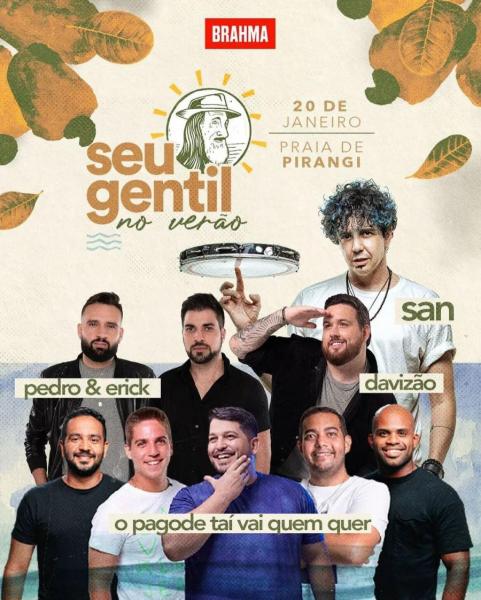 Pedro & Erick, San, Davizão e O Pagode Taí vaiq quem quer - Seu Gentil no Verão