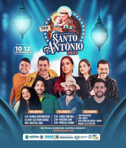 Limão com Mel, Rogério Som e Priscila Senna - Festa de Santo Antônio