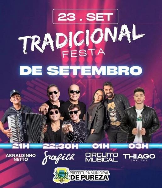 Arnaldinho Netto, Grafith, Circuito Musical e Thiago Freitas - Festa de Setembro