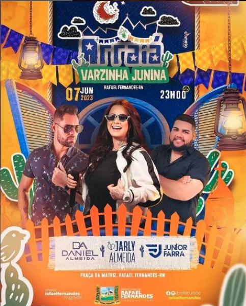 Daniel Almeida, Jarly Almeida e Júnior Farra - Arraiá Varzinha Junina