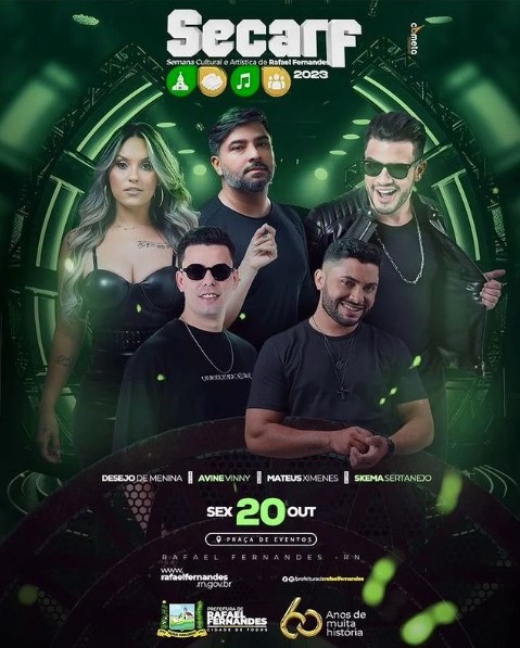 Desejo de Menina, Avine Vinny, Mateus Ximenes e Skema Sertanejo - SECARF 2023