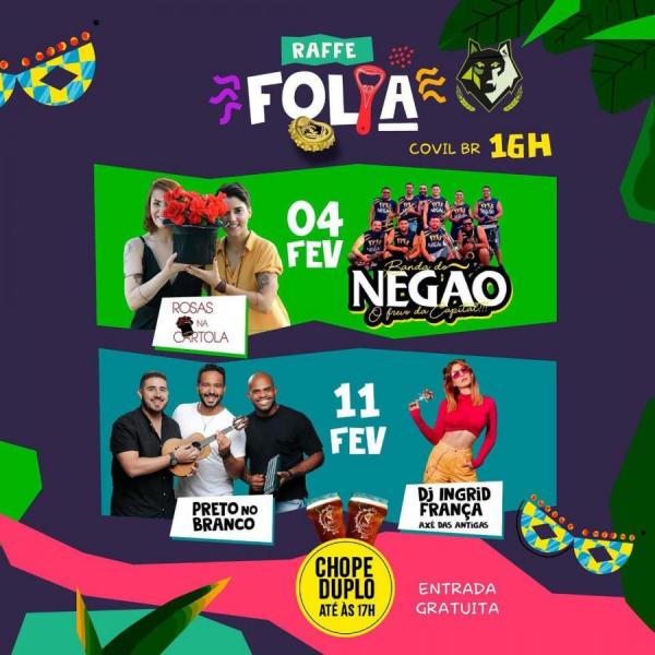 Rosas na Cartola e Banda do Negão - Raffe Folia