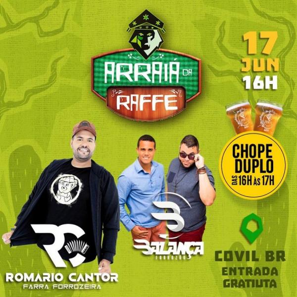 Romário Cantor e Balança Forrozão - Arraiá da Raffe