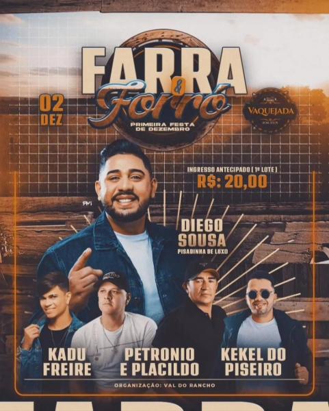 Diego Sousa, Kadu Freite, Petronio & Placildo e Kekel do Piseiro - Farra & Forró