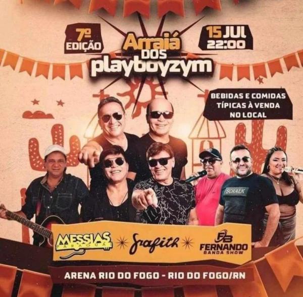Messias Paraguai, Grafith e Fernando Banda Show - 7º Arraiá dos Playboyzym