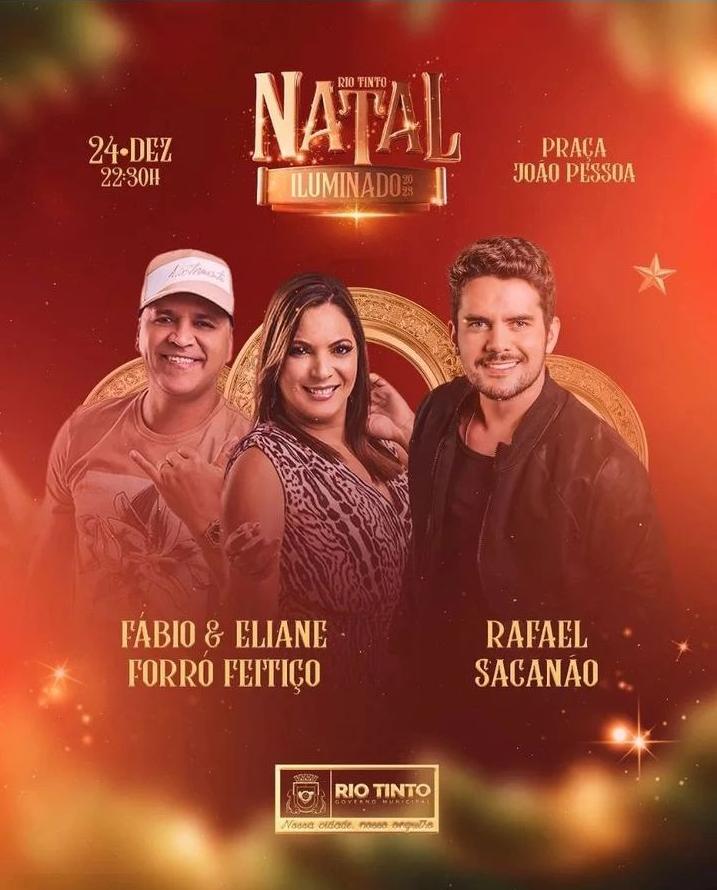 Fábio & Eliane Forró Feitiço e Rafael Sacanão - Natal Iluminado