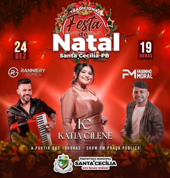 Kática Cilene, Ranniery Gomes e Fabinho Moral - Festa de Natal