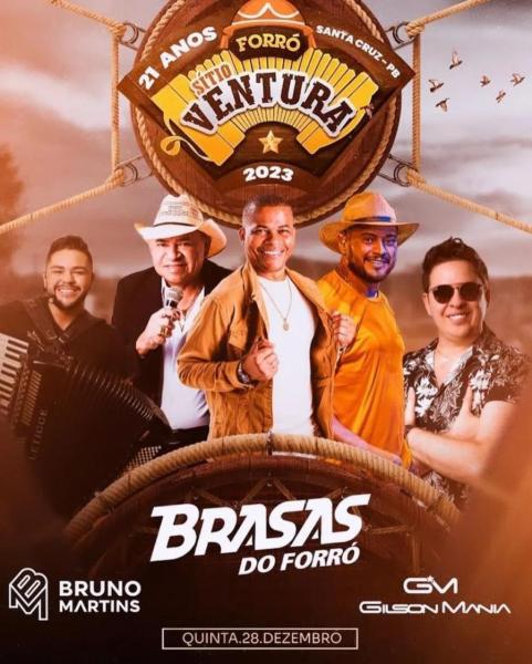 Brasas do Forró, Bruno Martins e Gilson Mania - 21º Forró Ventura