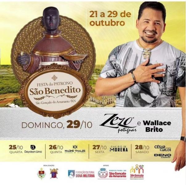 Zezo Potiguar e Wallace Brito - Festa do Patrono São Benedito