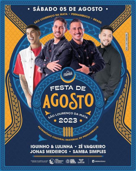 Iguinho & Lulinha, Zé Vaqueiro, Jonas Medeiros e Samba Simples - Festa de Agosto