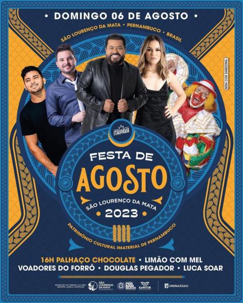 Limão com Mel, Voadores do Forró, Douglas Pegador e Luca Soar - Festa de Agosto