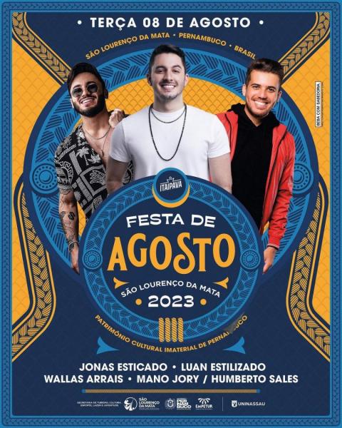 Jonas Esticado, Luan Estilizado, Wallas Arrais, Mano Jory e Humberto Sales - Festa de Agosto